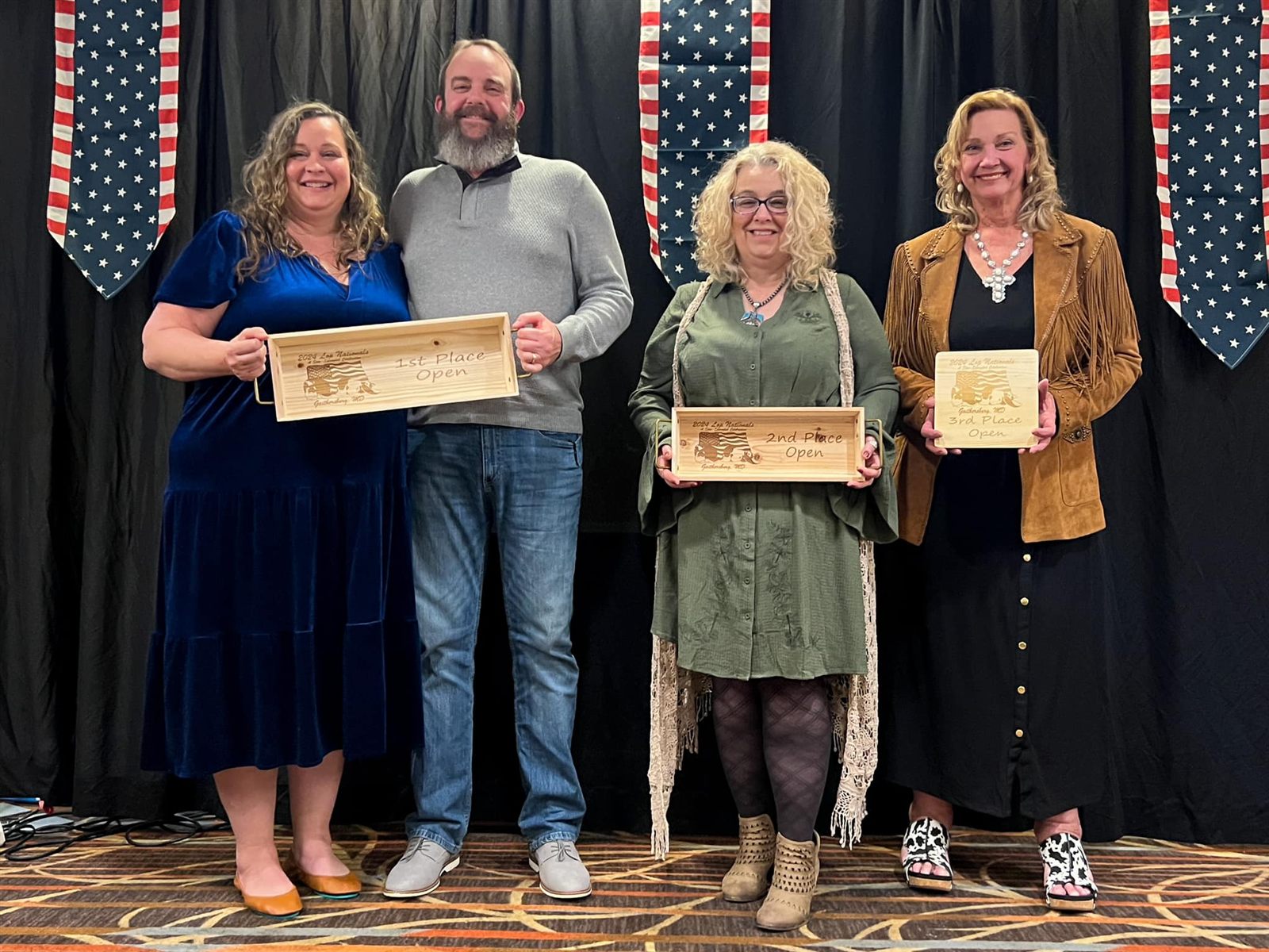 Solid Senior Buck Chuck and Kathy Mann ~ Lisa Walton ~ Donna Burton